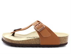 Birkenstock Gizeh sandal electric ginger brown with a buckle (medium-wide)